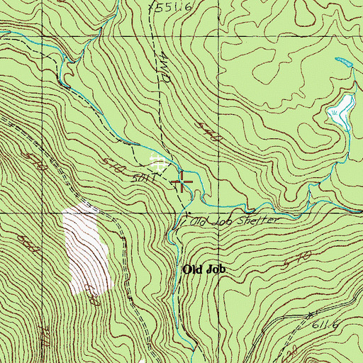 Topographic Map of Lake Brook, VT