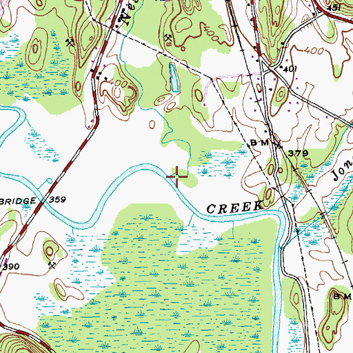 Topographic Map of Neshobe River, VT