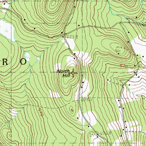Topographic Map of North Hill, VT