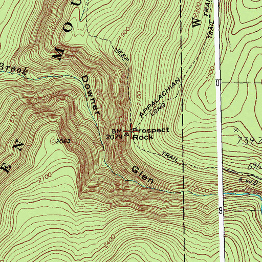 Topographic Map of Prospect Rock, VT