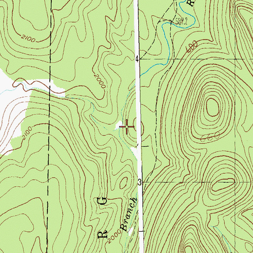 Topographic Map of Redfield Brook, VT