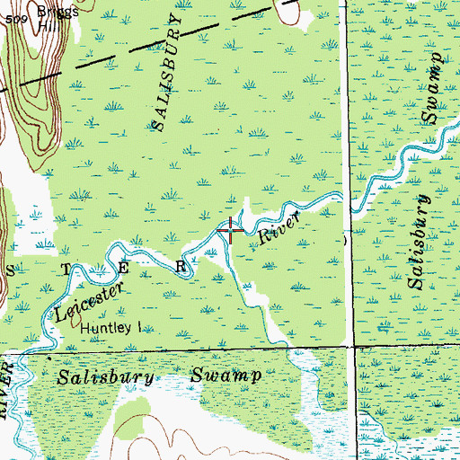 Topographic Map of Seymour Brook, VT