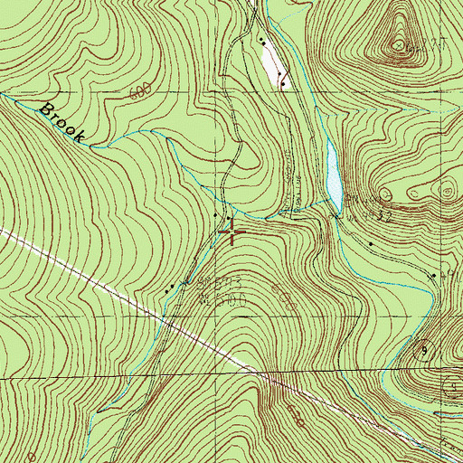 Topographic Map of Sleepy Hollow, VT