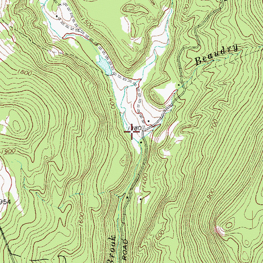 Topographic Map of Steam Mill Brook, VT