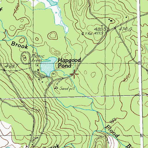 Topographic Map of Styles Brook, VT