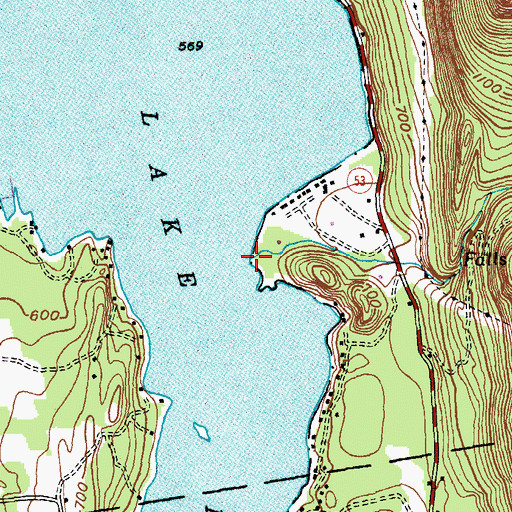 Topographic Map of Sucker Brook, VT