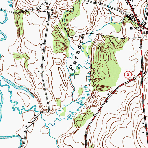 Topographic Map of Sugar Hollow Brook, VT
