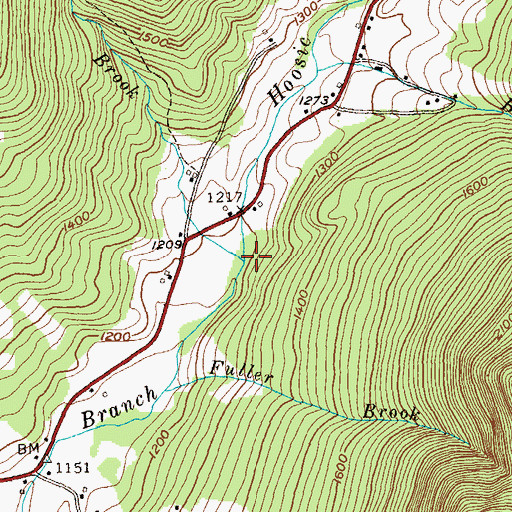 Topographic Map of Sumner Brook, VT