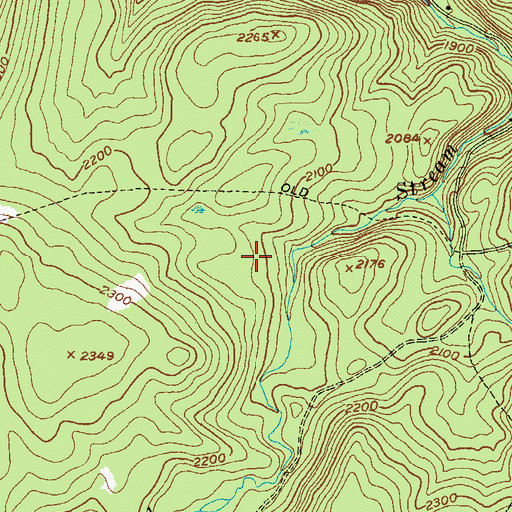 Topographic Map of Congdon Camp, VT
