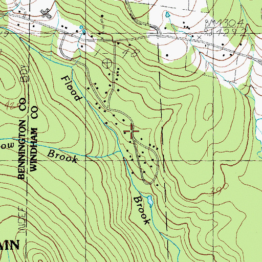 Topographic Map of Sherwood Forest, VT