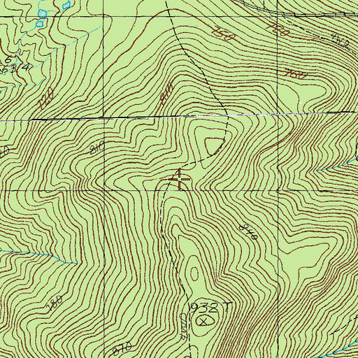 Topographic Map of Mad Tom Shelter, VT