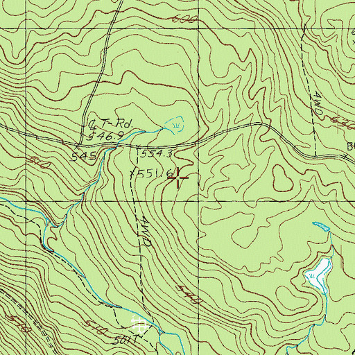 Topographic Map of Big Branch Picnic Grounds, VT