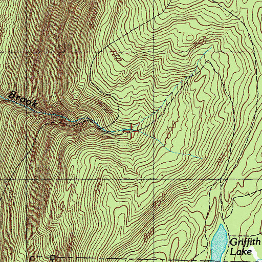 Topographic Map of Lake Trail, VT