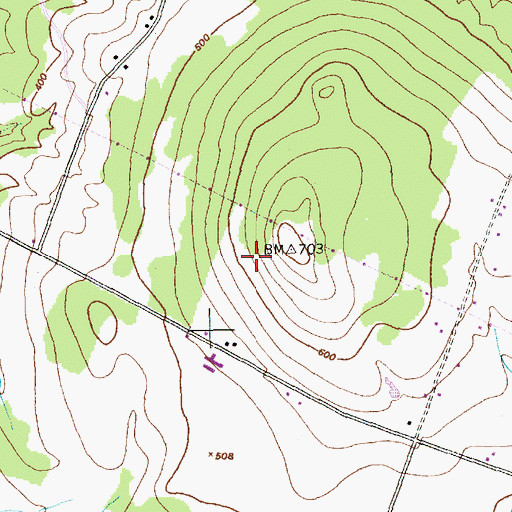 Topographic Map of Chittenden County, VT