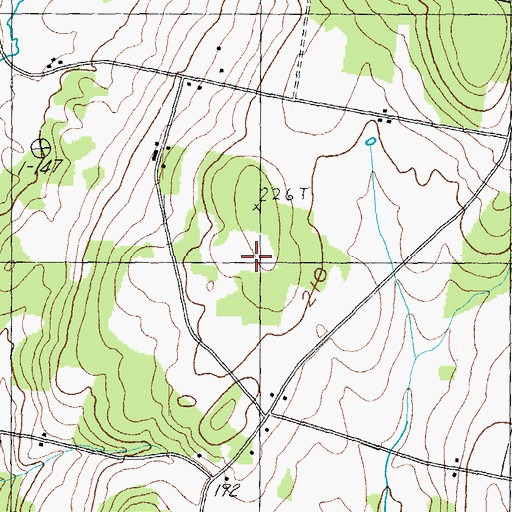 Topographic Map of Franklin County, VT