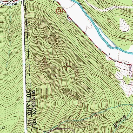 Topographic Map of Red Spruce Seed Production Area, VT