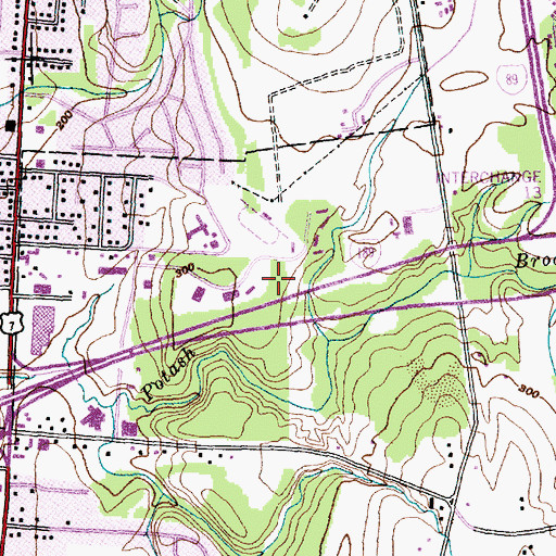 Topographic Map of WJOY-AM (Burlington), VT