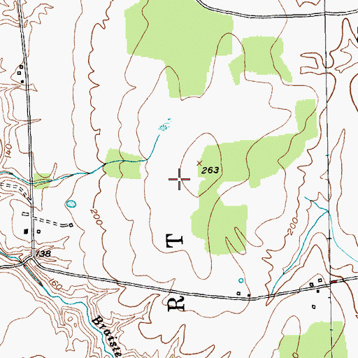 Topographic Map of Manning Personal Airstrip, VT