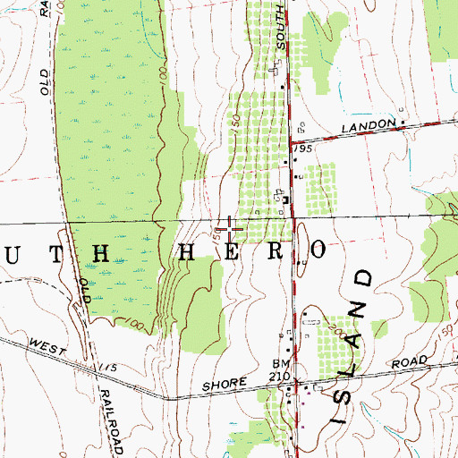 Topographic Map of Allenholm Airport, VT