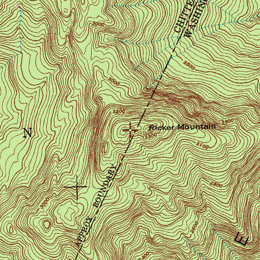 Topographic Map of WNCS-FM (Montpelier), VT