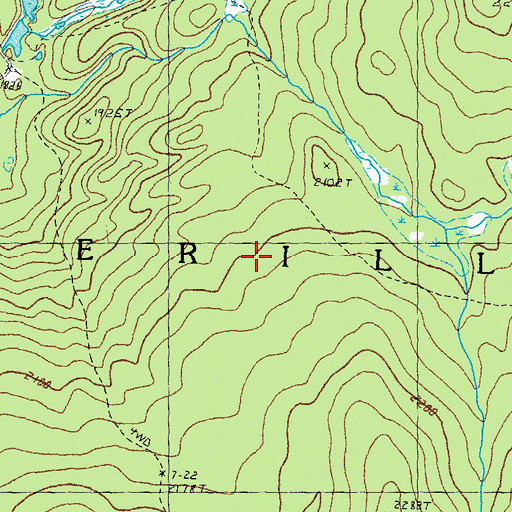 Topographic Map of Town of Averill, VT