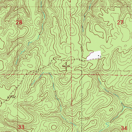 Topographic Map of Adger Mine, AL