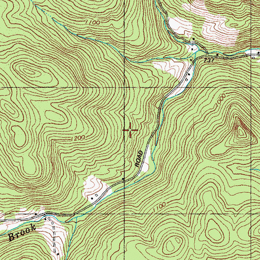 Topographic Map of Town of Bethel, VT