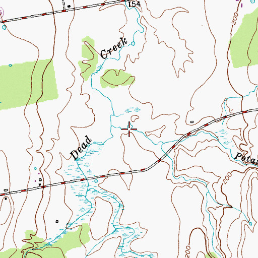 Topographic Map of Town of Bridport, VT