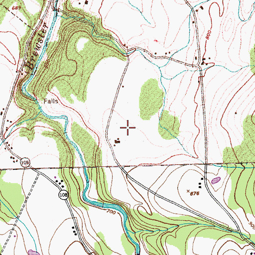Topographic Map of Town of Cambridge, VT