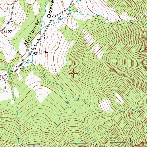 Topographic Map of Town of Dorset, VT