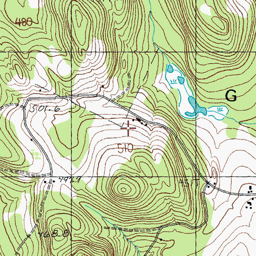 Topographic Map of Town of Glover, VT