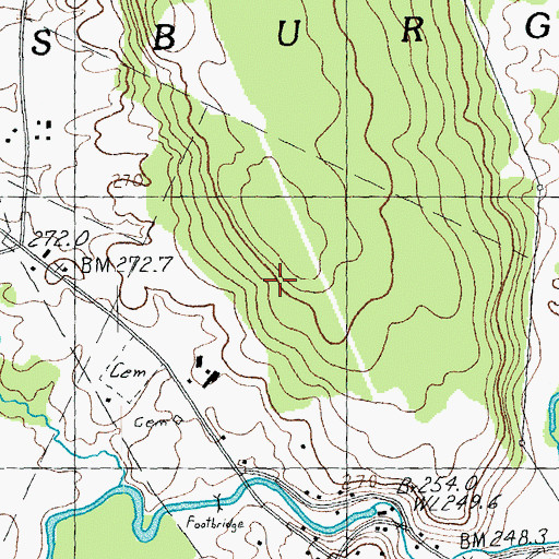 Topographic Map of Town of Irasburg, VT