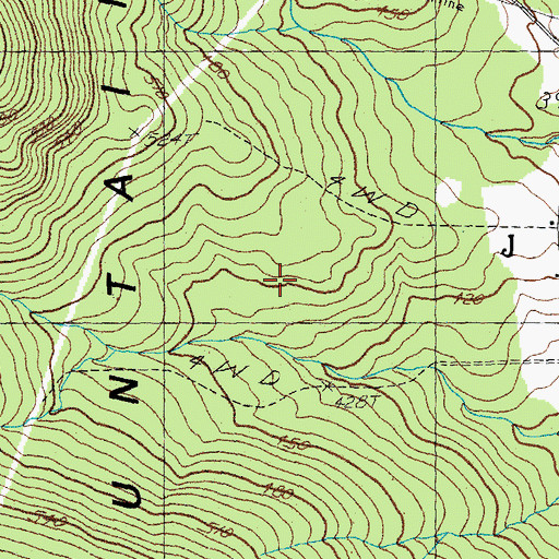Topographic Map of Town of Jay, VT
