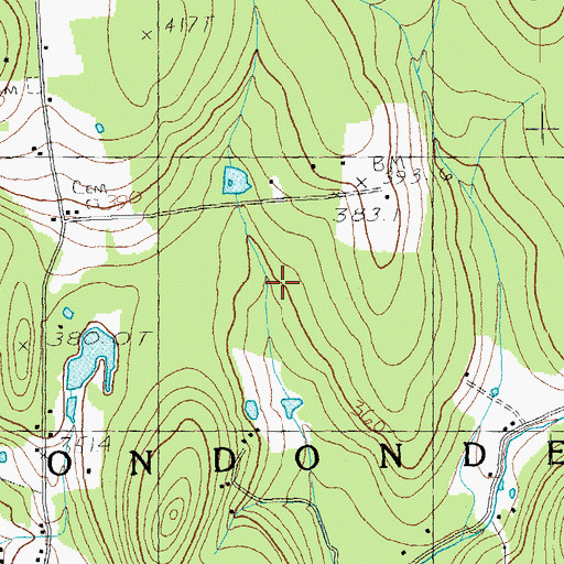 Topographic Map of Town of Londonderry, VT