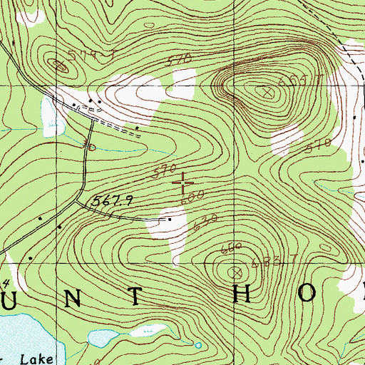 Topographic Map of Town of Mount Holly, VT