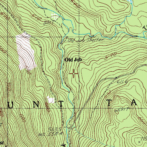 Topographic Map of Town of Mount Tabor, VT