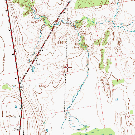 Topographic Map of Town of New Haven, VT