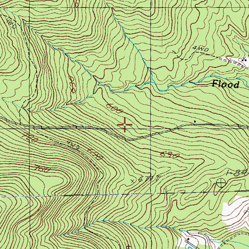 Topographic Map of Town of Peru, VT