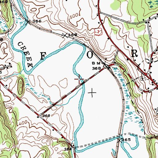 Topographic Map of Town of Pittsford, VT
