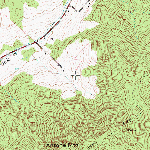 Topographic Map of Town of Rupert, VT