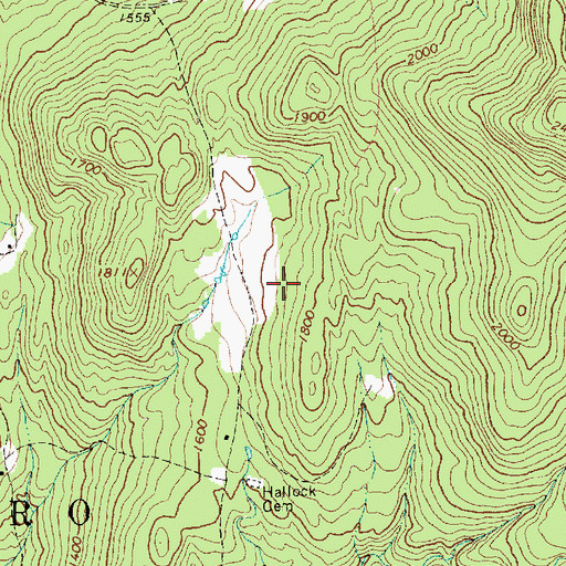 Topographic Map of Town of Starksboro, VT