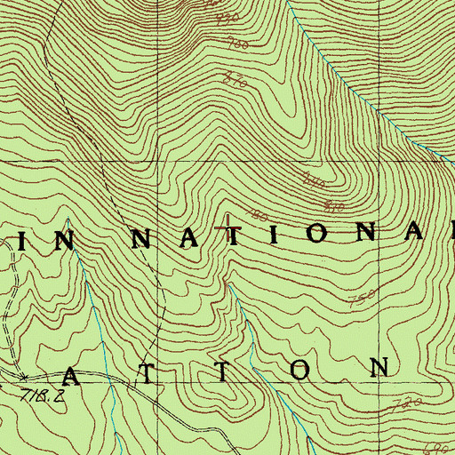 Topographic Map of Town of Stratton, VT