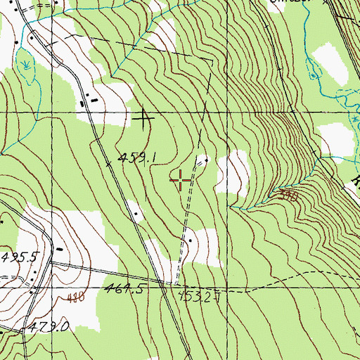 Topographic Map of Town of Sutton, VT
