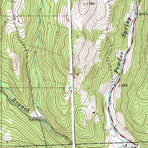 Topographic Map of Town of Topsham, VT