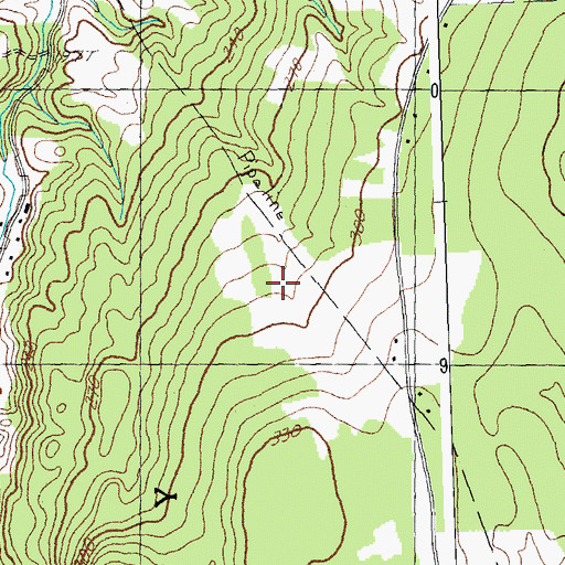 Topographic Map of Town of Troy, VT