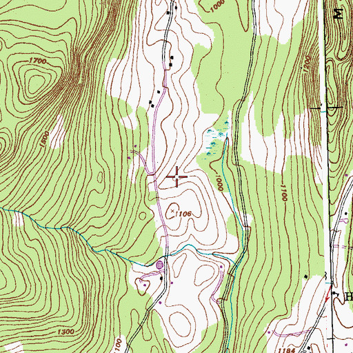 Topographic Map of Town of Underhill, VT