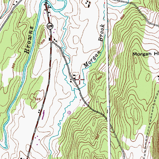 Topographic Map of Town of Westford, VT
