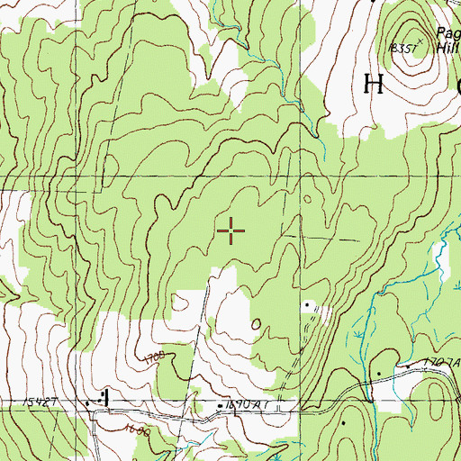 Topographic Map of Town of Holland, VT