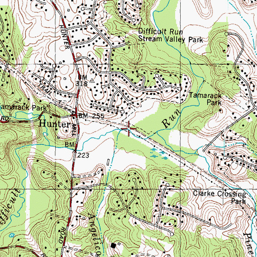 Topographic Map of Angelico Branch, VA