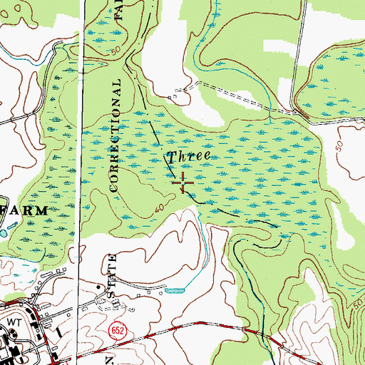 Topographic Map of Angelico Creek, VA
